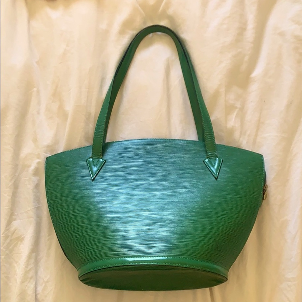 Louis Vuitton Green Epi Saint Jacques